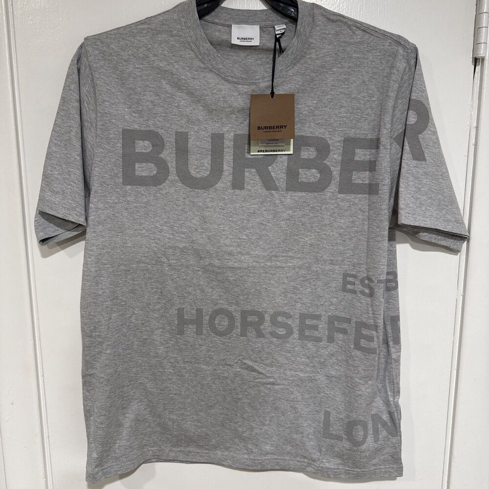 Burberry Men's ELLISON T-shirt Short Sleeve Logo 100% Cotton Size XS-XL NWT